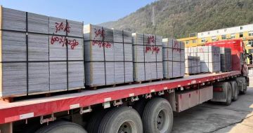 浙江 芝麻灰地铺石出货日常