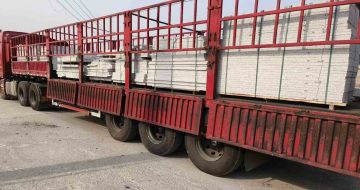 浙江 白麻荔枝面外墙干挂，工厂装车日常