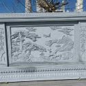 浙江 芝麻白大型照壁，屏风，影壁
