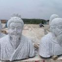 浙江 白麻花岗岩石材人物立体雕刻