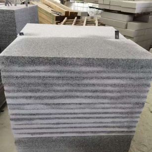 浙江 芝麻白5公分火烧地铺成品，900*400，规格可定制