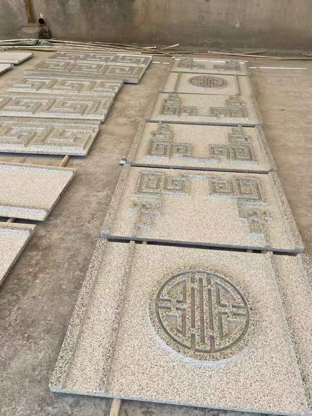 浙江 白麻花岗岩外墙立面雕刻板