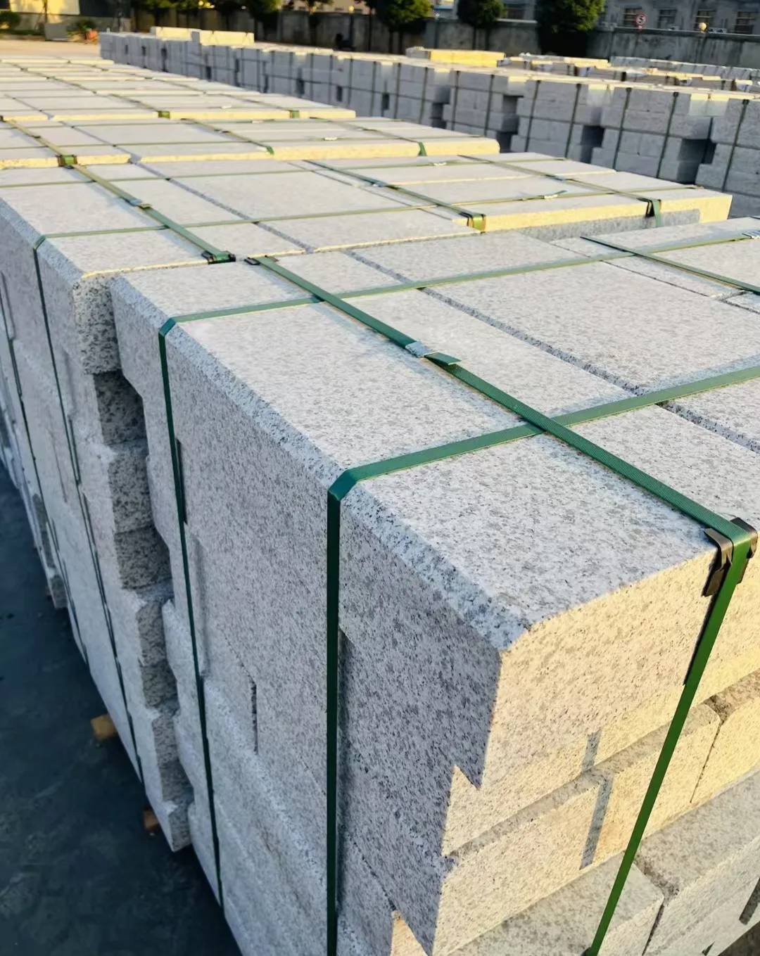 浙江 白麻花岗岩路沿石，马路牙子，路缘石，平石，立缘石等