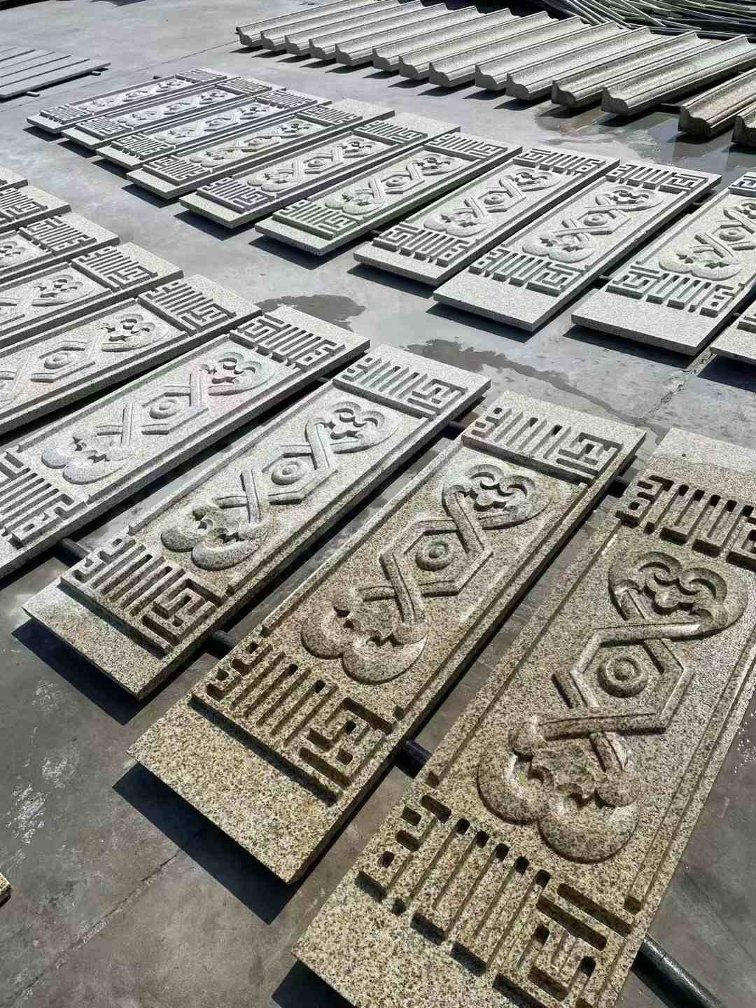 浙江 黄金麻花岗岩外墙雕刻板