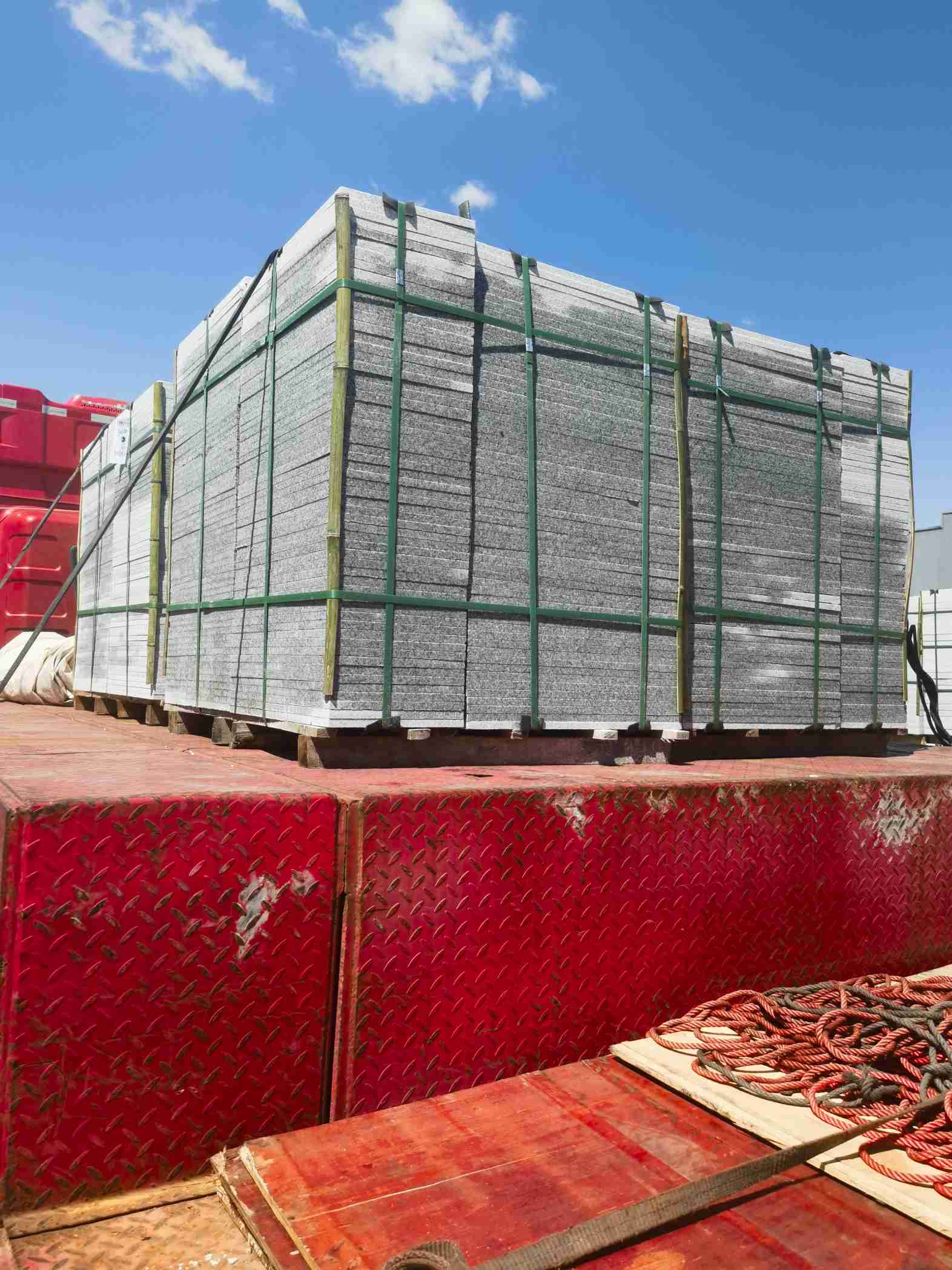 浙江 芝麻白火烧规格板地铺石300*600/600*600