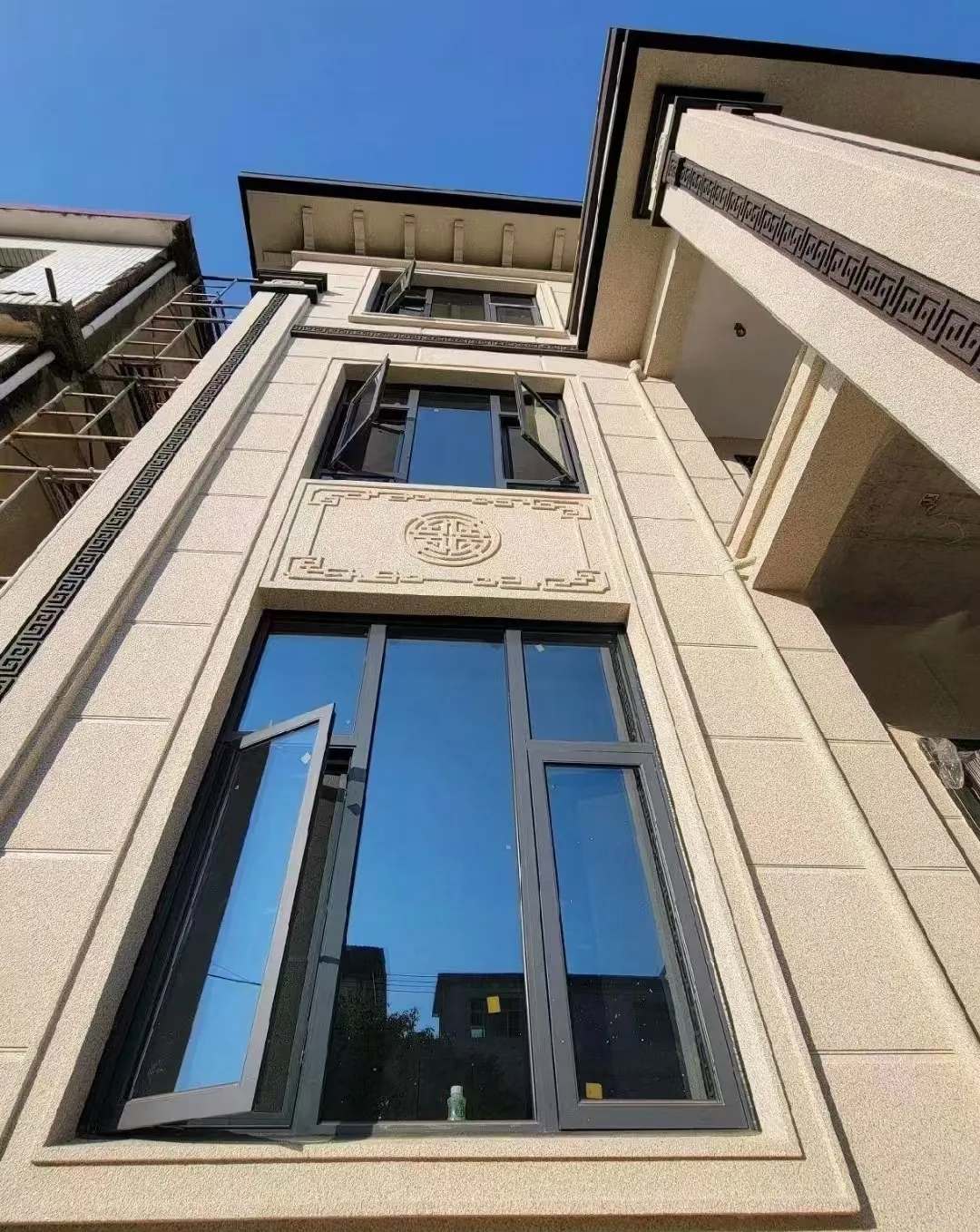 浙江 黄金麻荔枝面别墅外墙干挂效果展示