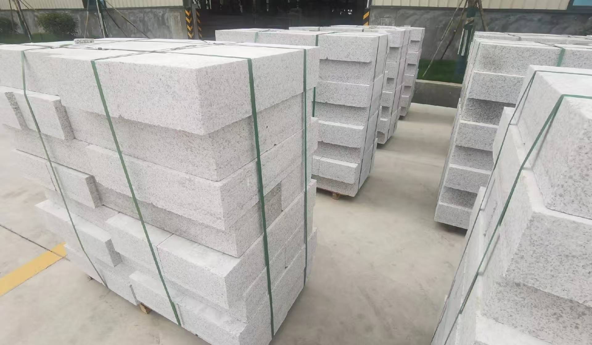 浙江 白麻花岗岩路沿石，立缘石，平缘石，路牙石，道牙石，马路牙子等