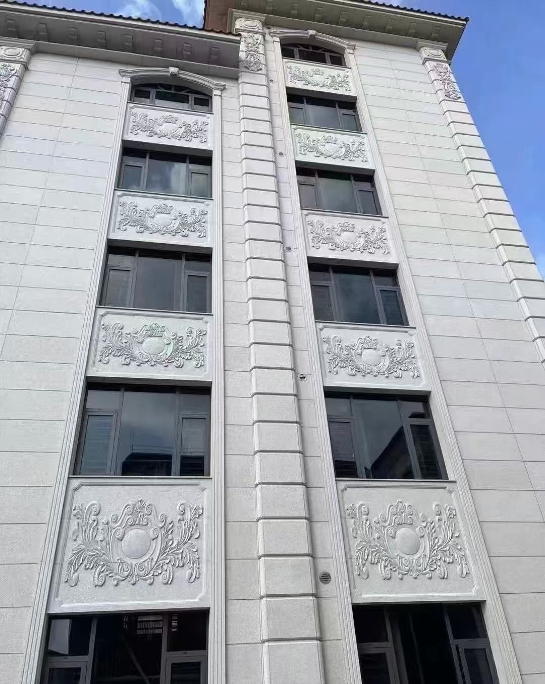 浙江 白麻荔枝面花岗岩别墅外墙干挂